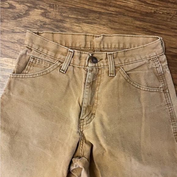Dickie’s tan carpenter pants 28x30 - Picture 6 of 8